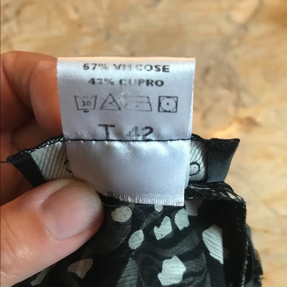 Orna Farho Paris Patterned Top Women size T42 - Picture 6 of 7